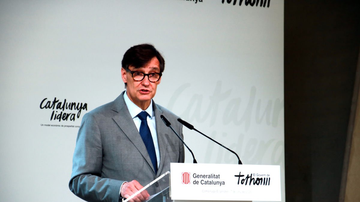 Illa, durant la seua intervenció en una conferència al Vendrell. - MAR ROVIRA/ACN