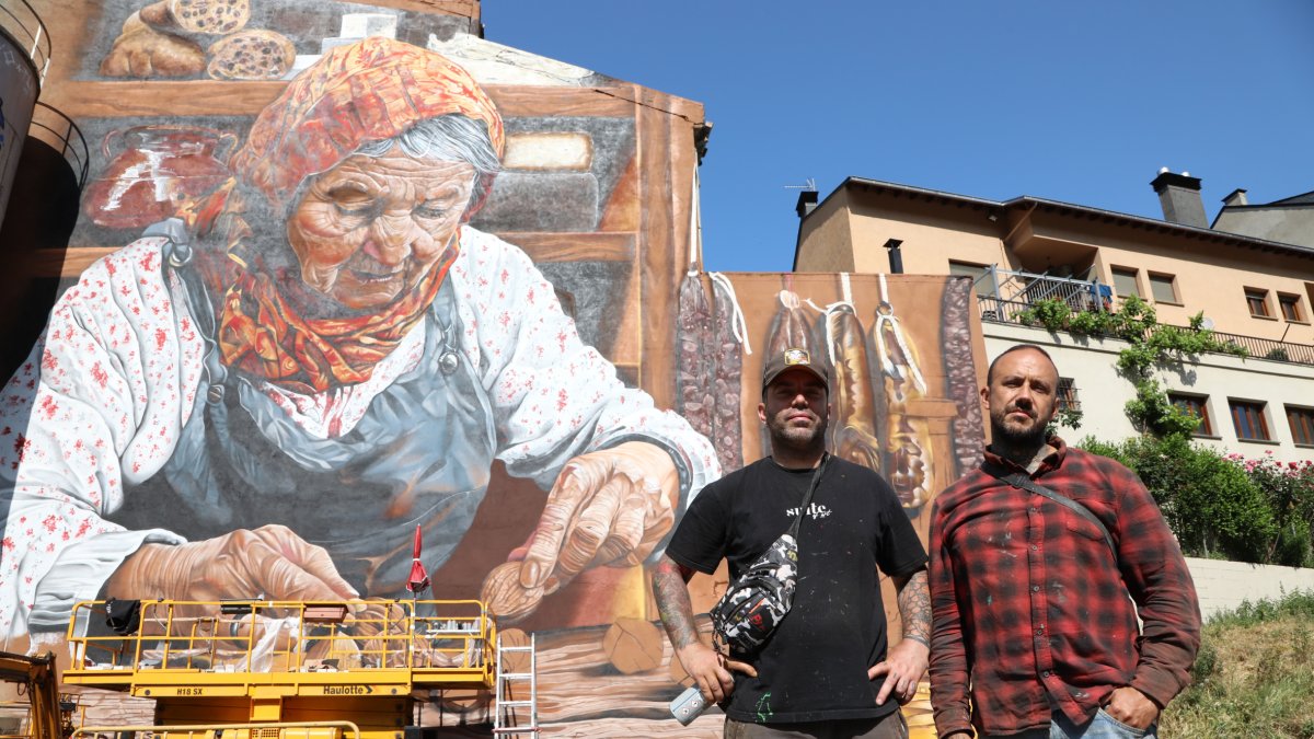 El mural.