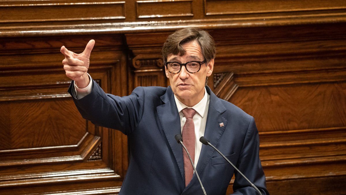 El presidente de la Generalitat, Salvador Illa. - ELMON