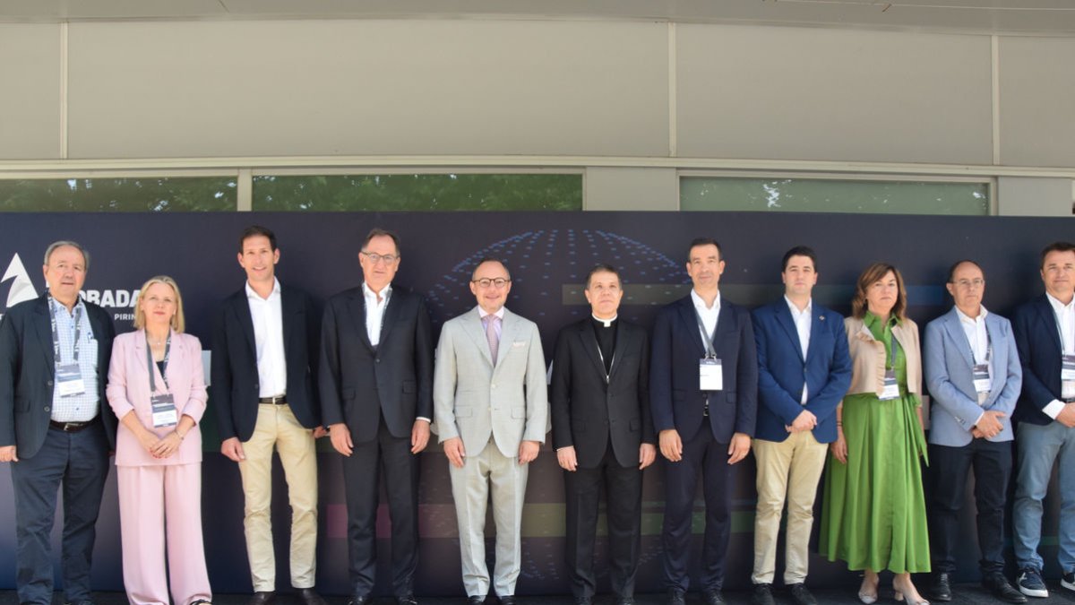 El Cap de Govern de Andorra, Xavier Espot, en el photocall antes de su intervención. - C.SANS