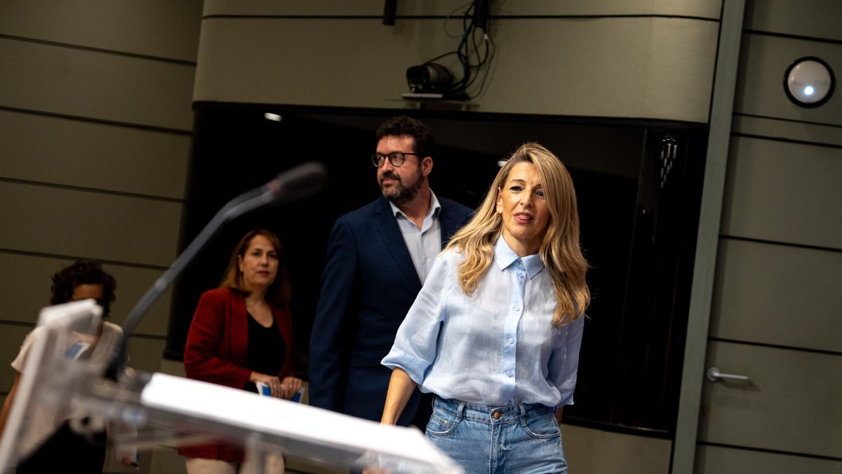 La ministra de Trabajo, Yolanda Díaz, mantiene negociaciones para sacar adelante las 37,5 horas. - GABRIEL LUEGAS/EUROPA PRESS