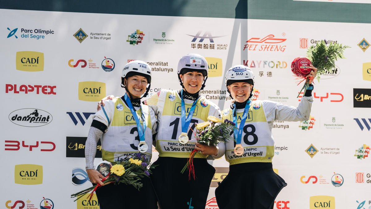 Miren Lazkano volvió a subir al podio como hizo en La Seu d’Urgell.