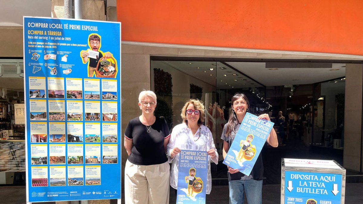 El ayuntamiento contribuye así a fomentar el comercio local. - AJUNTAMENT DE TÀRREGA