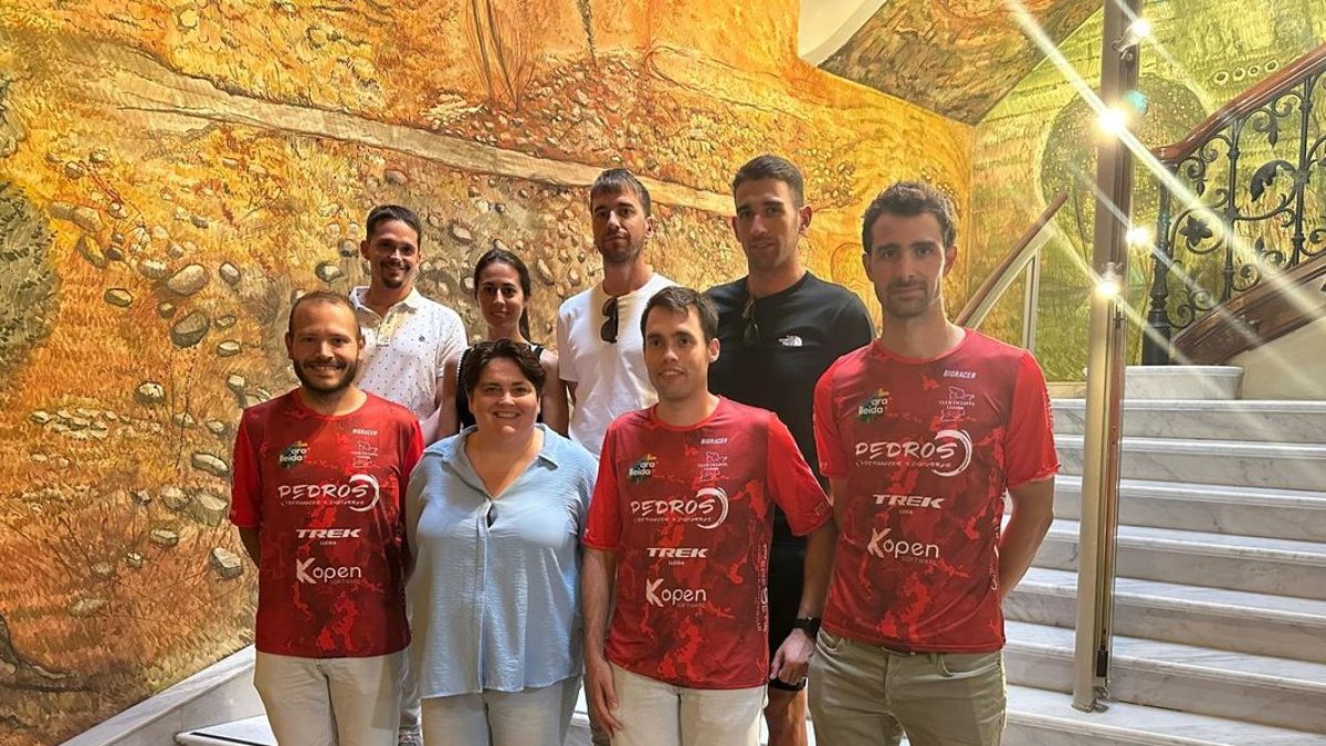 Los representantes del equipo leridano que irán al Estatal. - DIPUTACIÓN DE LLEIDA