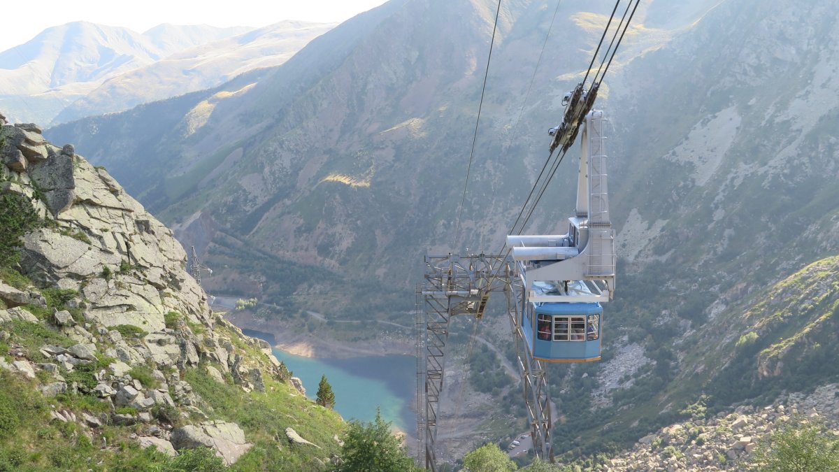 Una imagen de archivo del teleférico de la Vall Fosca.