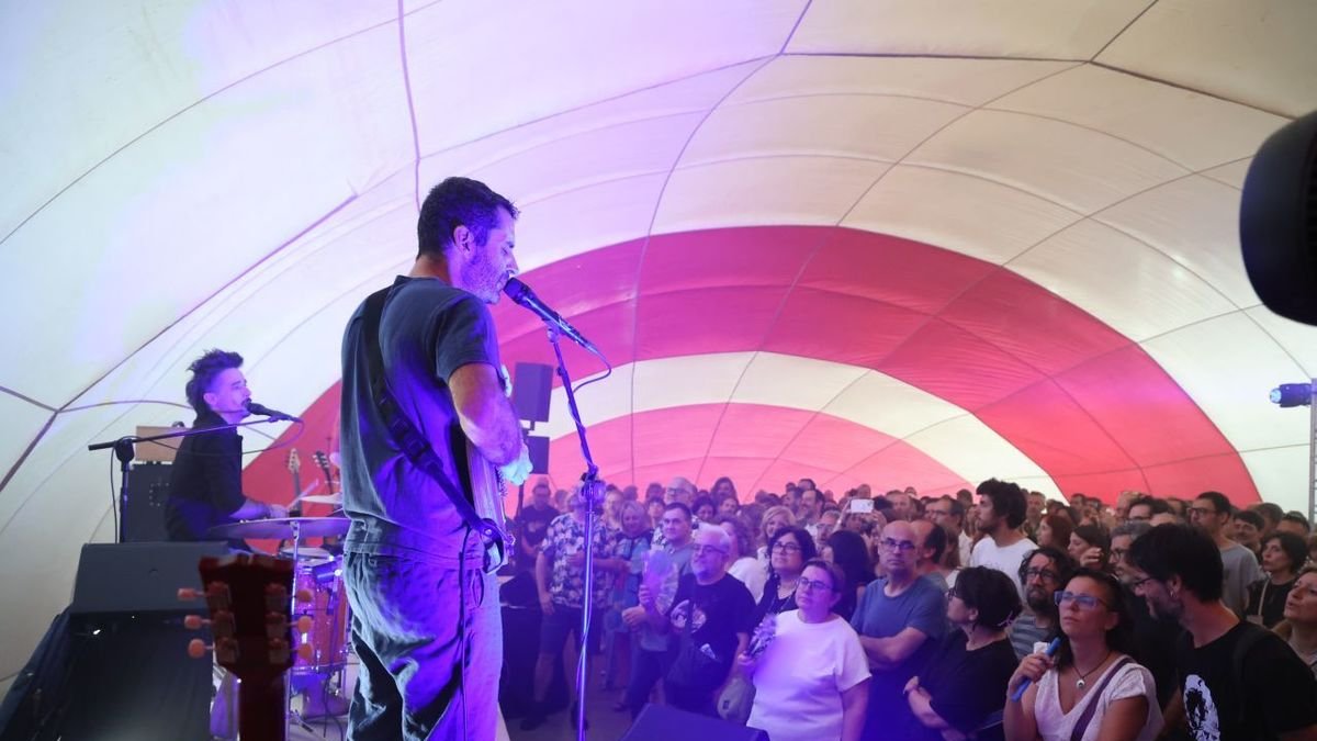 El Petit de Cal Eril, el jueves en el Mercat del Pla de Lleida. - AMADO FORROLLA