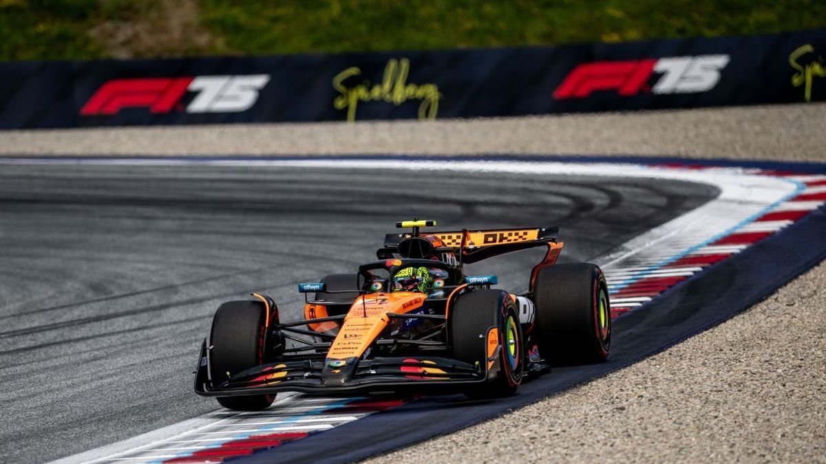 Lando Norris va ser mig segon més ràpid que Charles Leclerc. - EUROPA PRESS