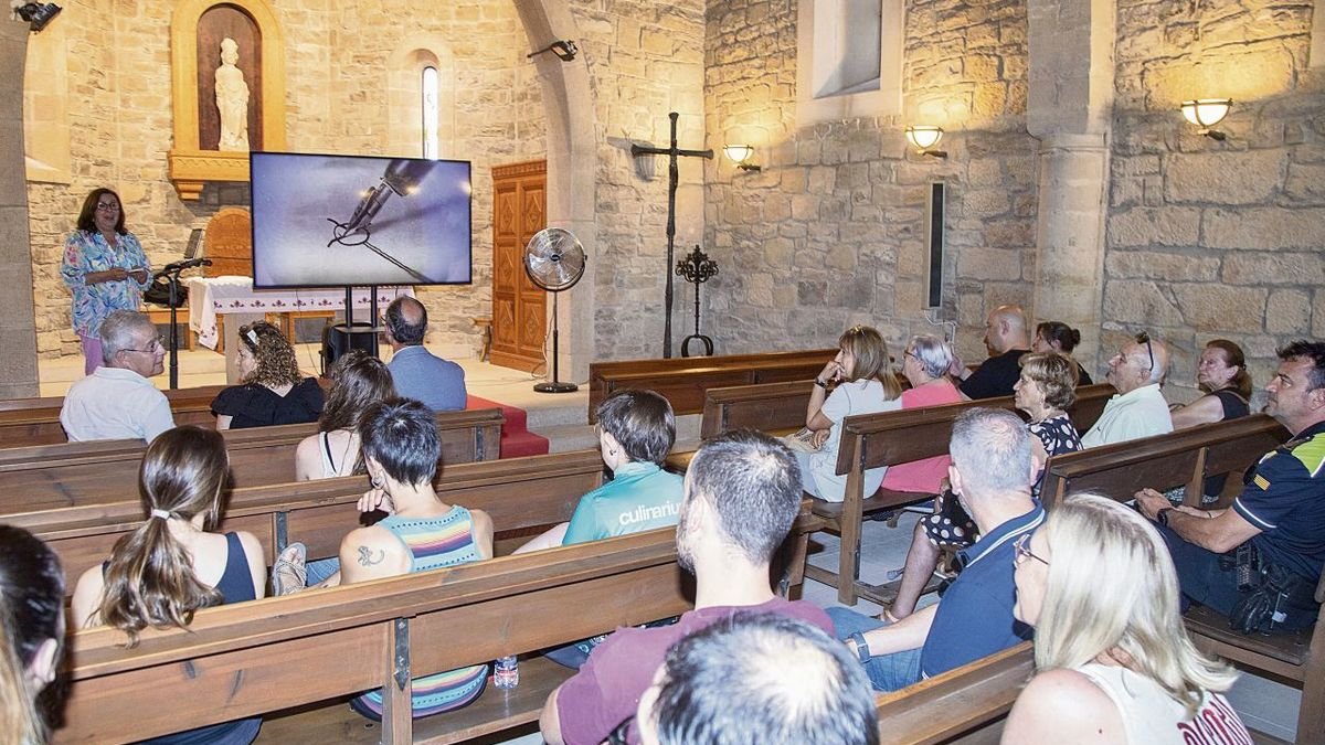 Reunió per establir sinergies divendres passat a l’ermita del parc. - LAIA PEDRÓS