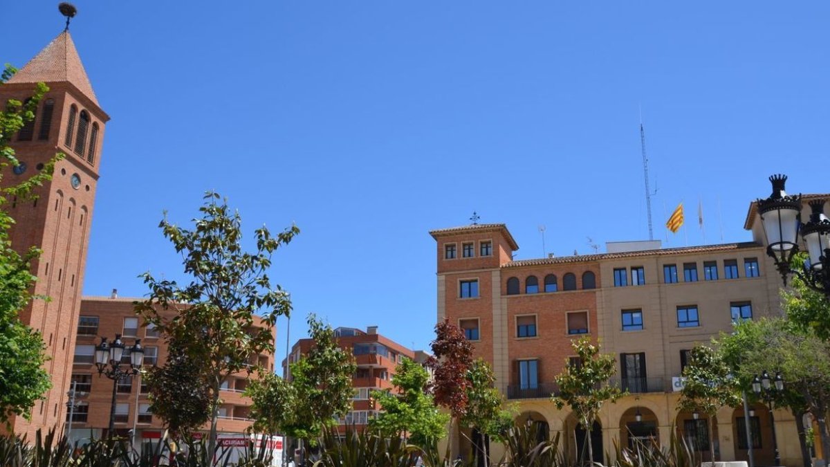 La plaça de l’Ajuntament és una de les tres incloses a la primera illa de vianants. - A.M.