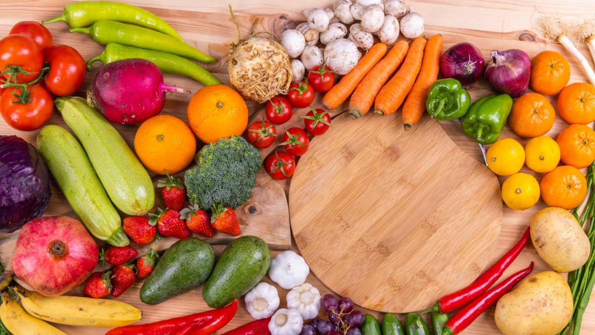 Frutas y verduras.