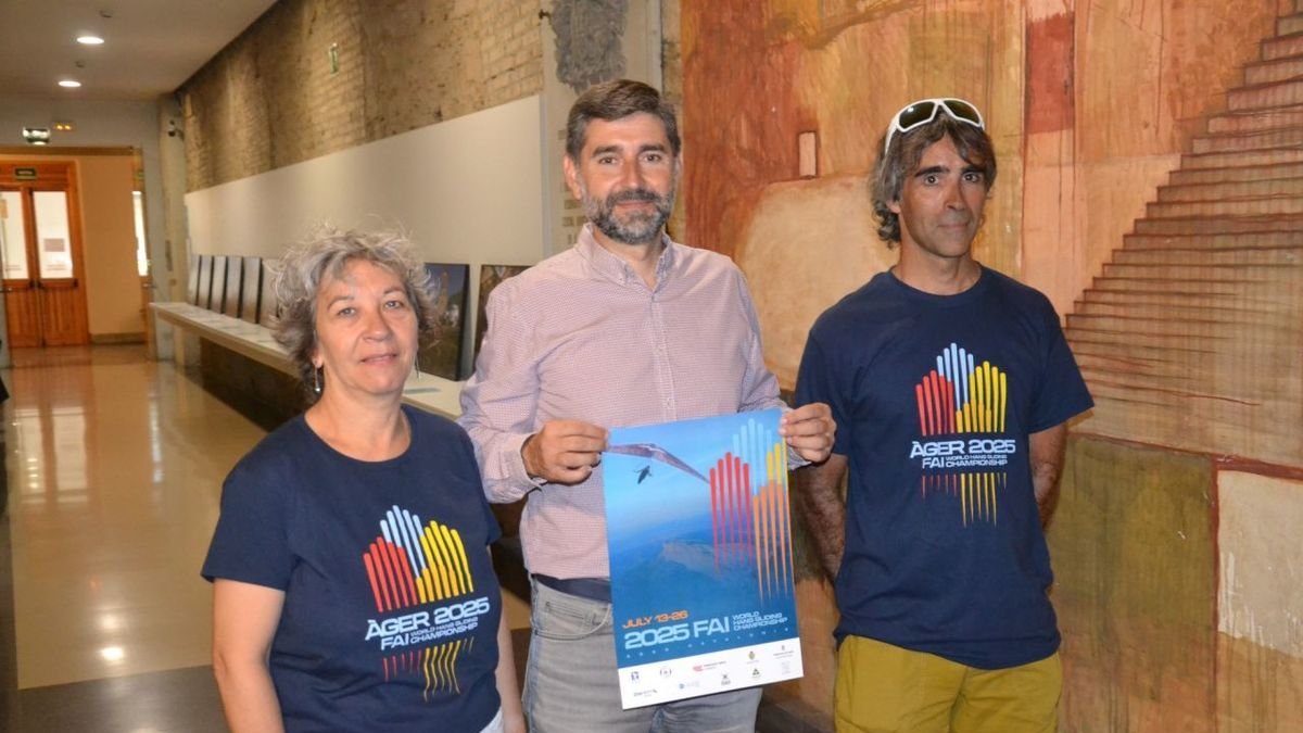 De izquierda a derecha, Mireia Burgués, Òscar Martínez y Joel Mirón. - DIPUTACIÓ DE LLEIDA
