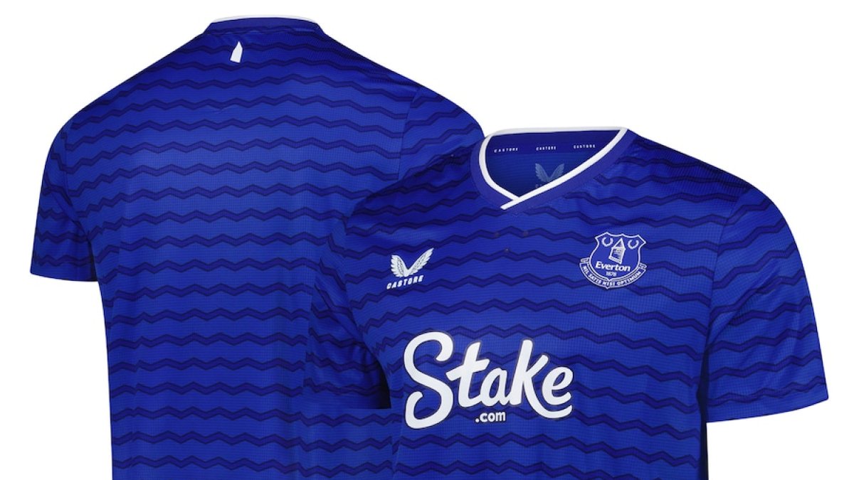 La camiseta del Everton.