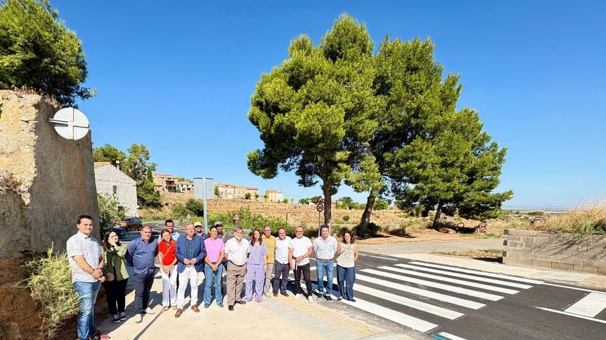 Talarn inaugura la renovada carretera L-701 entre Granyena i el Soleràs - DIPUTACIÓ DE LLEIDA
