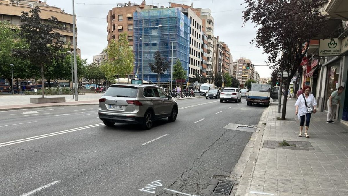 Les obres afectaran els costats parells de les avingudes. - AJUNTAMENT DE LLEIDA