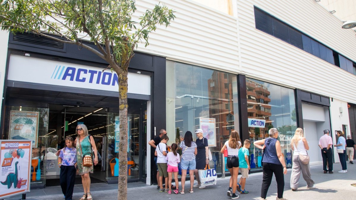 La tienda Action, en Tàrrega.
