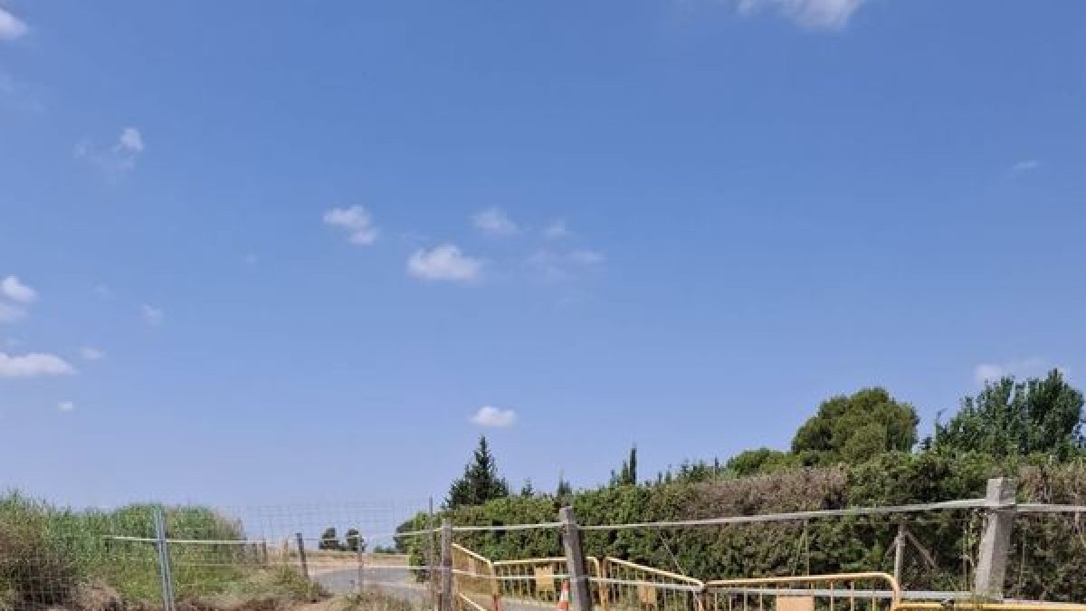 Imatge de la rasa que ha quedat negada per una séquia. - DAVID POCA