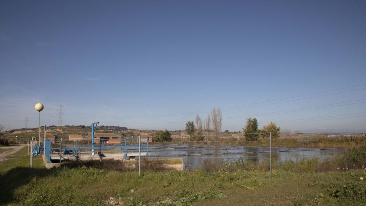 La depuradora de Guissona es va construir el 1990. - C. MARSIÑACH