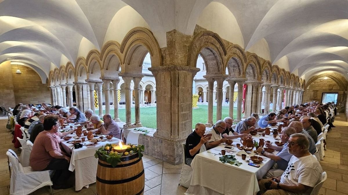 Imagen de archivo de la cena medieval del año pasado. - MONESTIR DE LES AVELLANES