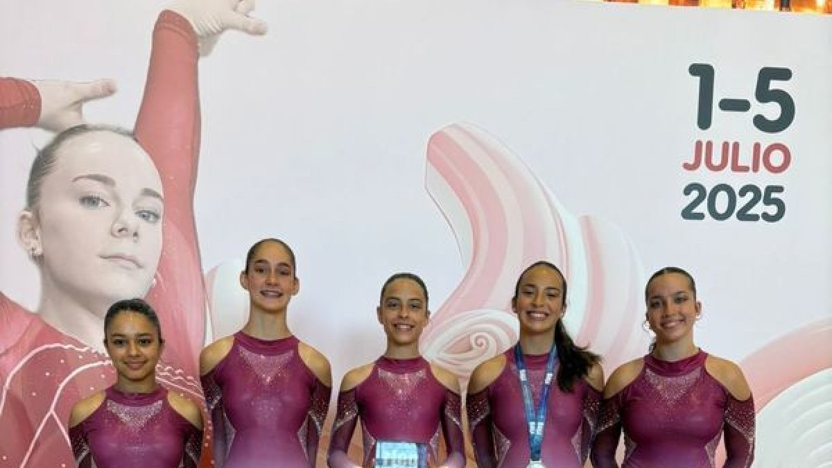 Gimnastas del Club Gimnàstic Lleida que destacaron en el Estatal.