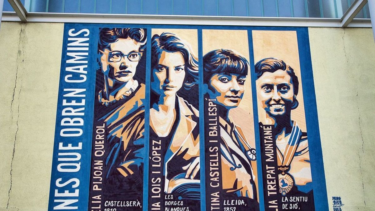 Els tres murals aniran a càrrec del col·lectiu Pangoico. - LAIA PEDRÓS