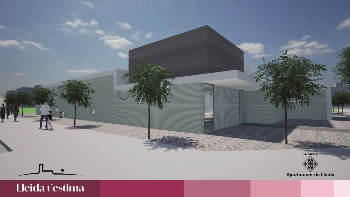 Detalle de la recreación de una fachada del futuro edificio. - PAERIA