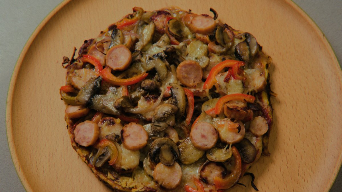 Imagen de archivo de una pizza.