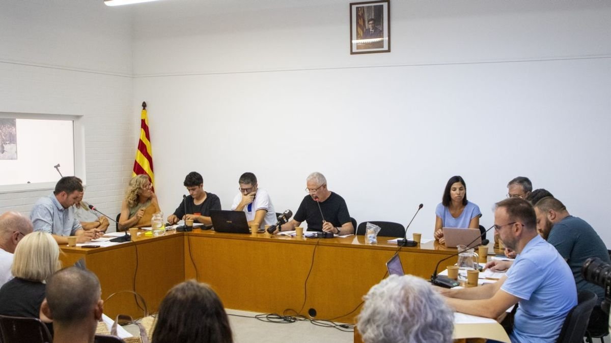 Imatge del ple de dimarts passat a Arbeca. - GERARD FOSSES