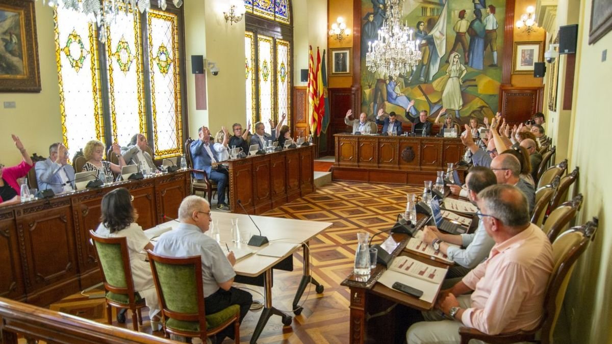 El ple de la corporació va aprovar la resolució de les al·legacions al pla zonal. - ÀLEX SAMPER