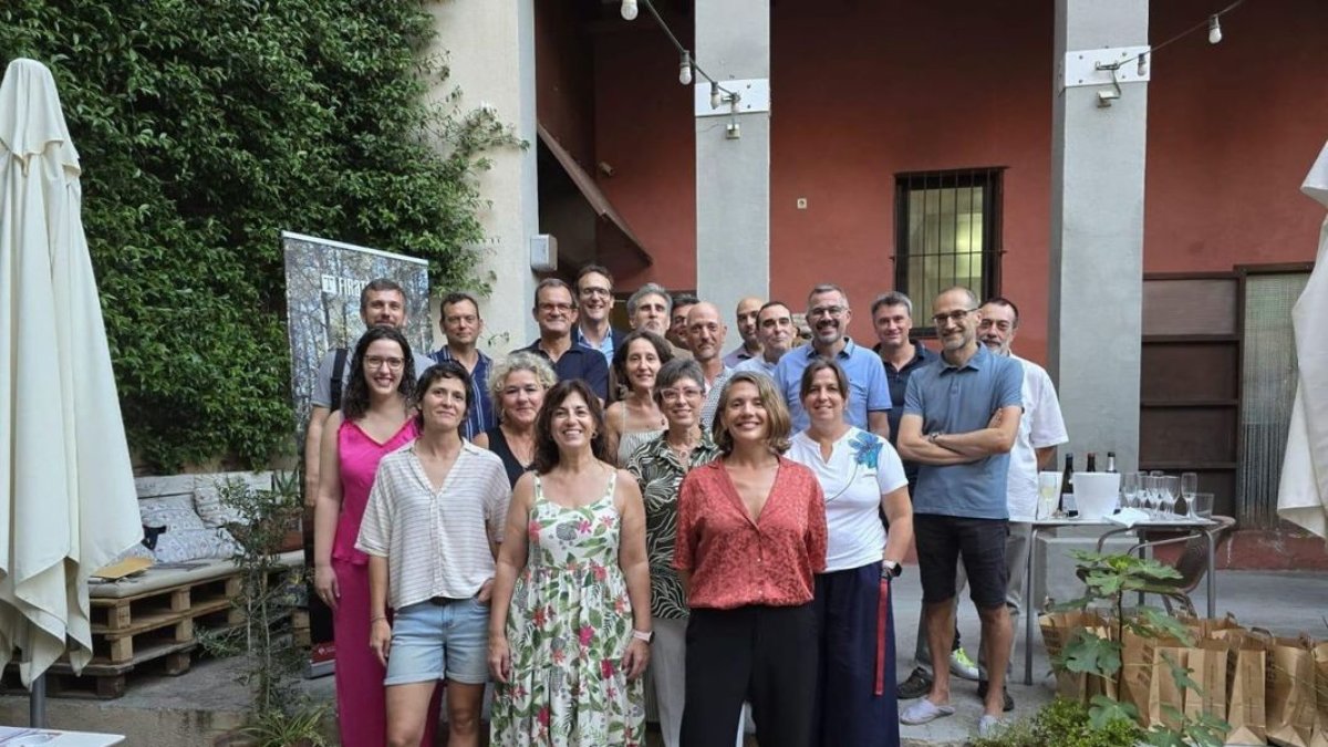 Trobada dimecres passat de representants de FiraTàrrega i del Club dels Mecenes del certamen. - FIRATÀRREGA