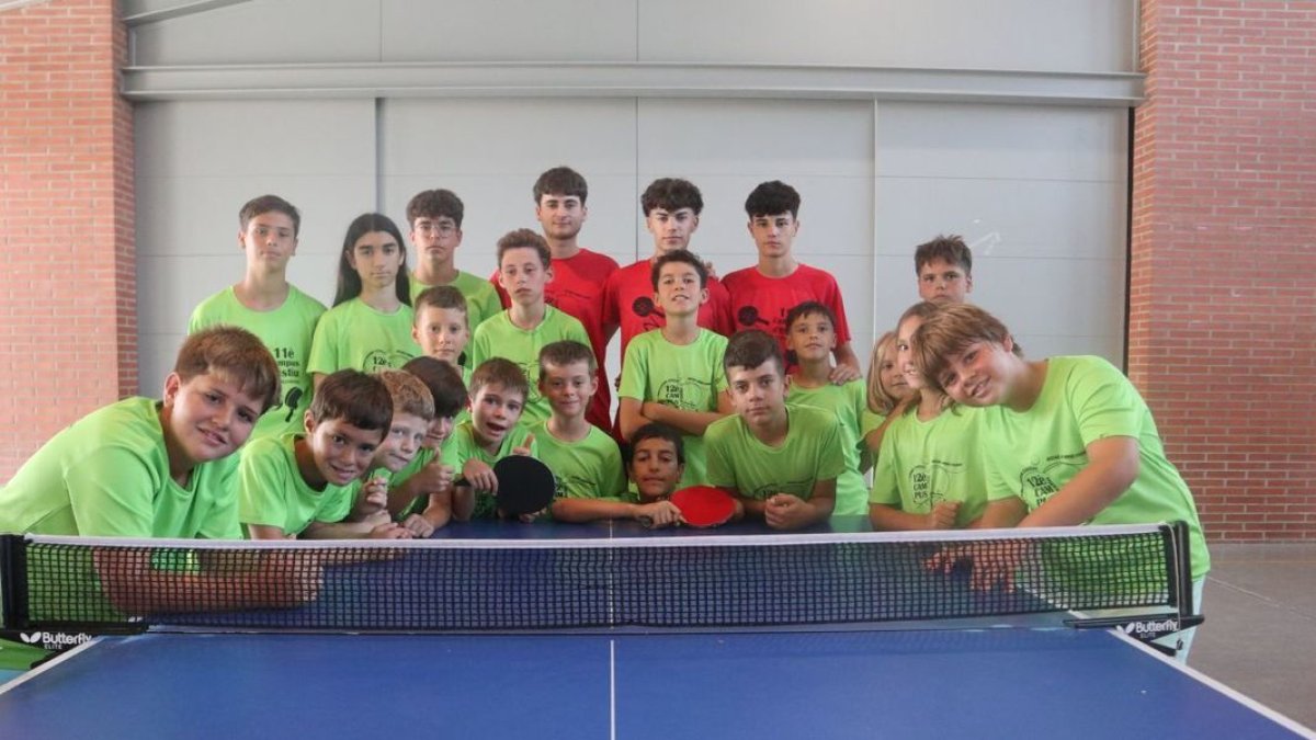 Una trentena de joves han format part del campus d’estiu del club del Pla d’Urgell.