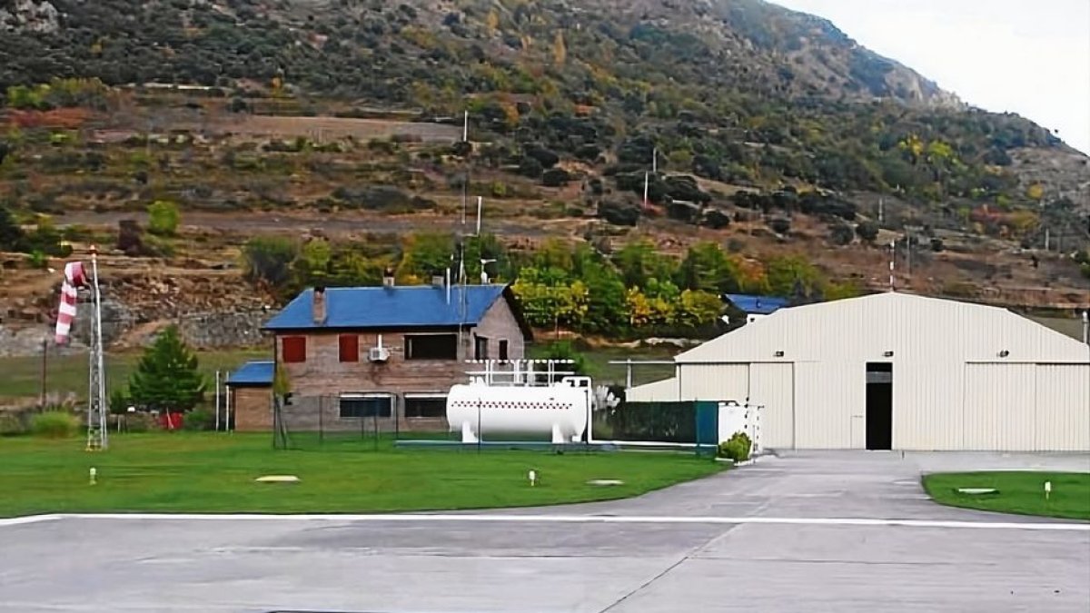 Imatge d’arxiu de l’heliport de Tírvia. - ARXIU SEGRE
