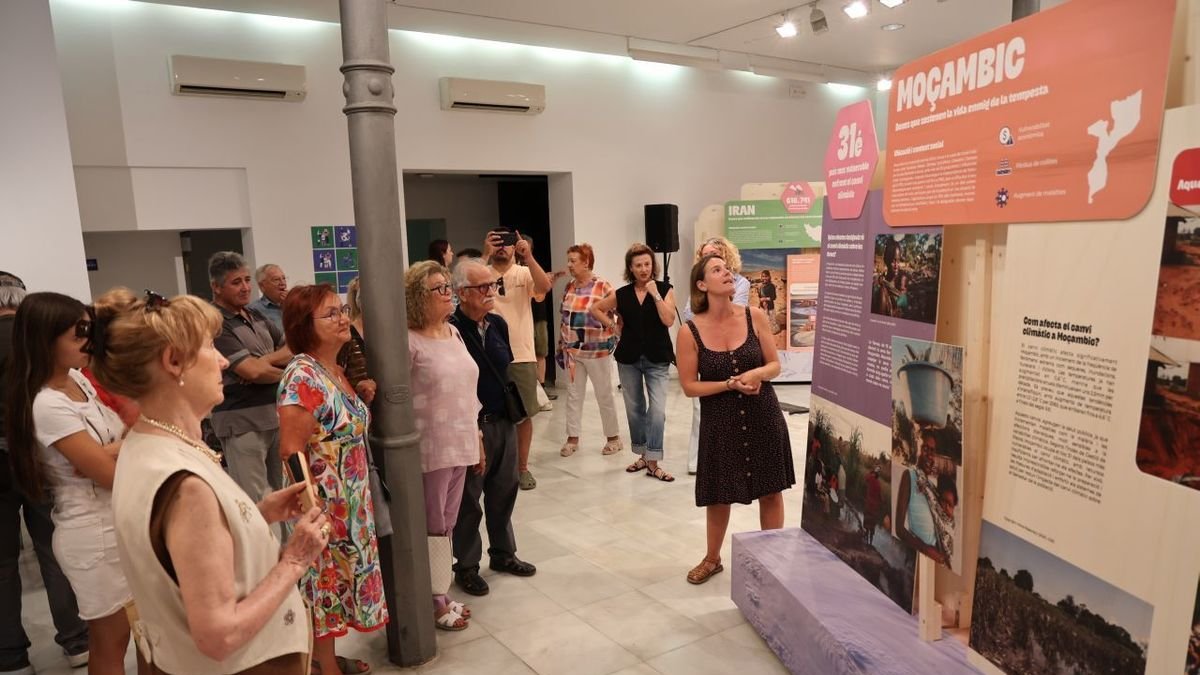 La muestra se inauguró ayer en la Sala d’Exposicions de la Paeria. - AMADO FORROLLA