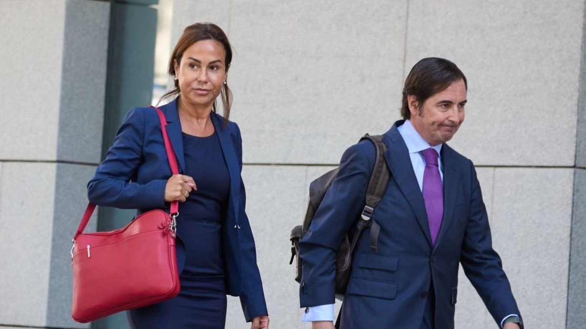 La expresidenta de Adif Isabel Pardo de Vera llegando a declarar a la Audiencia Nacional. - JESÚS HELLÍN / EUROPA PRESS