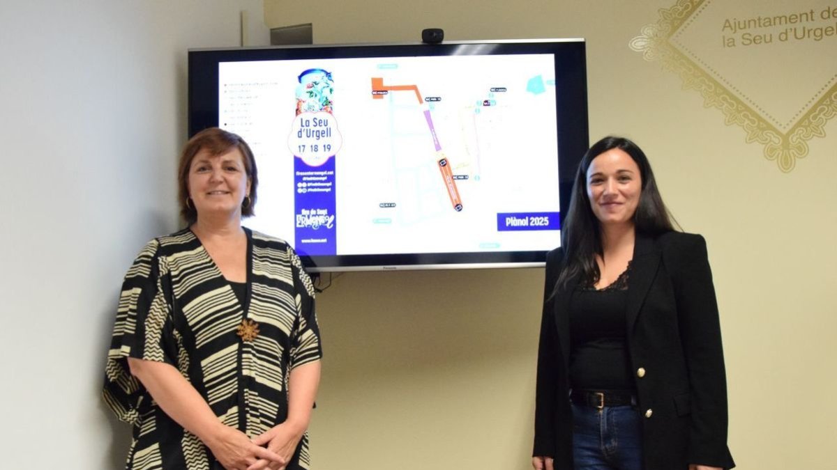 Gemma Tó y Christina Moreno, ayer en la presentación de las novedades. - C.SANS