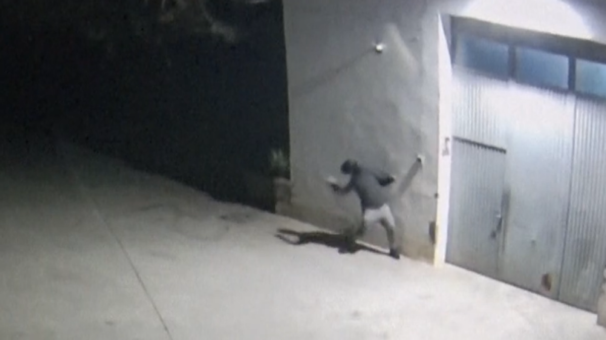 Imagen de una cámara de seguridad.