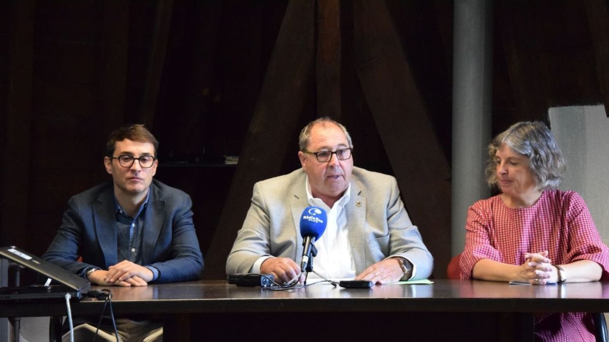 La presentación tuvo lugar en el consell comarcal del Alt Urgell. - C.SANS