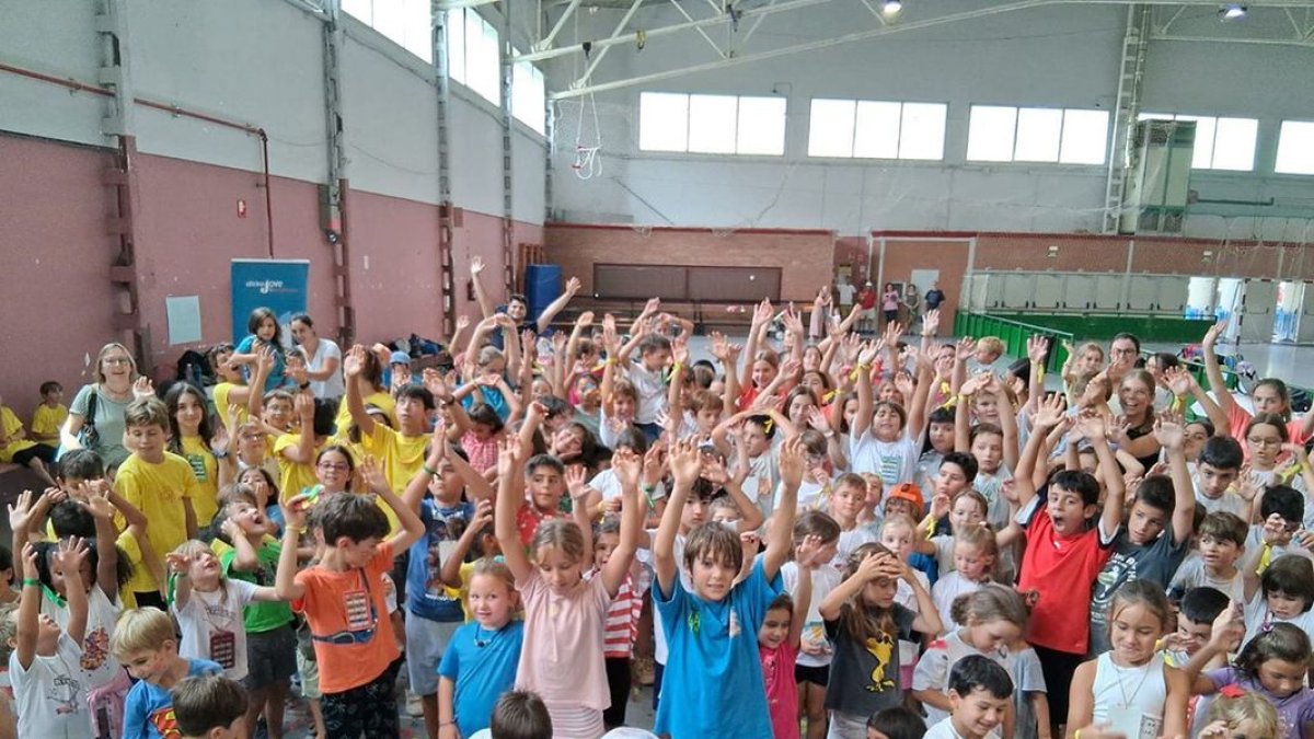 El ‘casal’ de Tremp fue el encargado de acoger a las decenas de niños del encuentro. - CONSELL COMARCAL DEL PALLARS JUSSÀ
