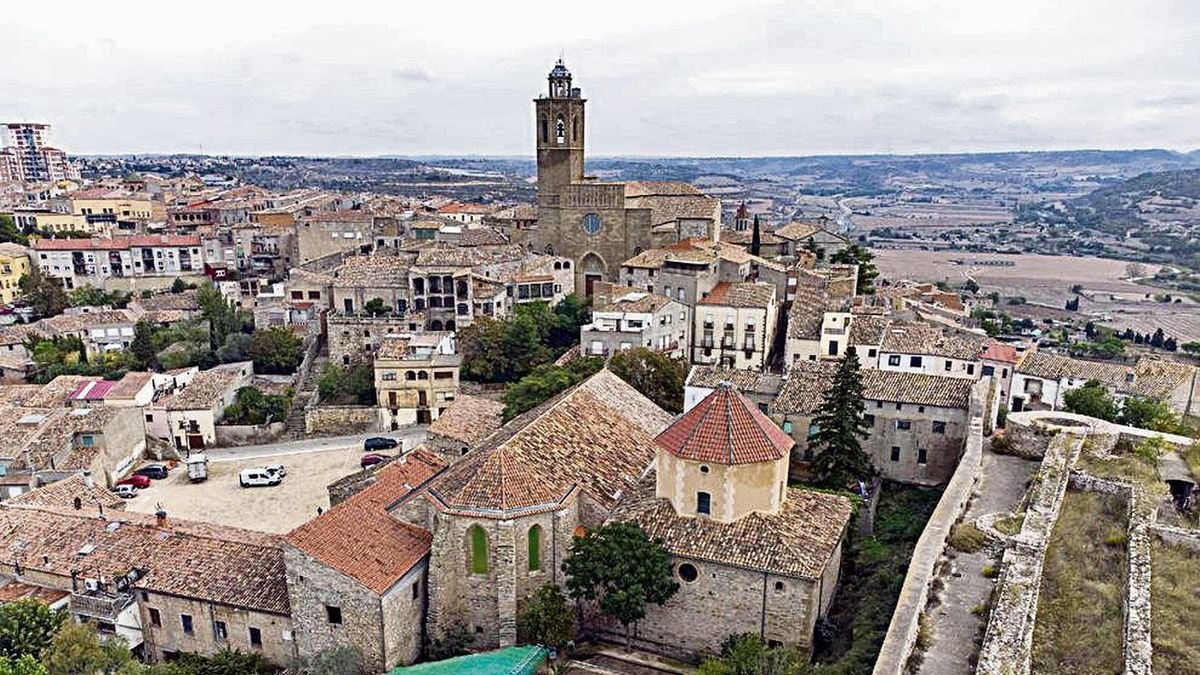 Una vista de archivo de la capital de la Segarra.; Array