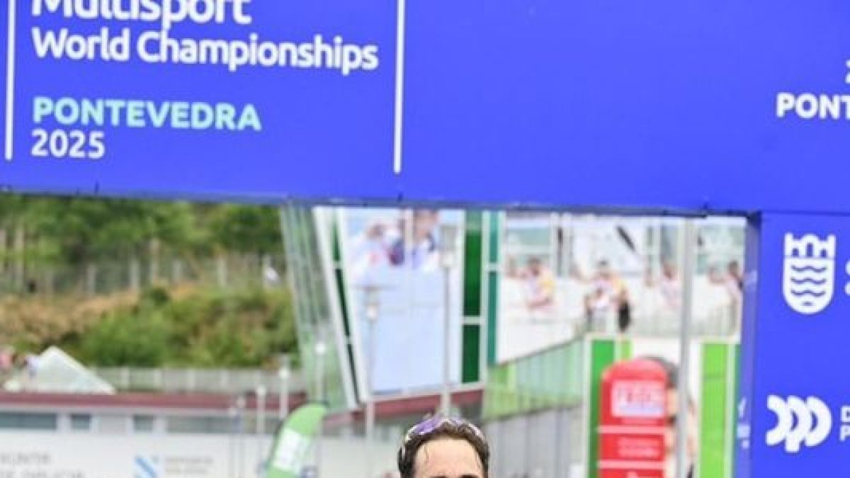 Gerard Rodríguez Viladrich tras entrar en meta.