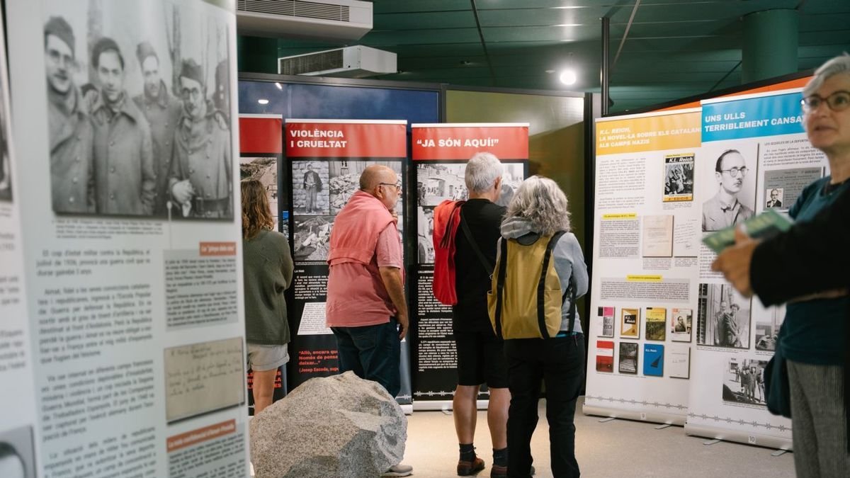 L’exposició sobre els camps nazis estarà a la Casa del Parc d’Espot fins al 31 d’agost. - RUTH SOLÉ/DANSÀNEU