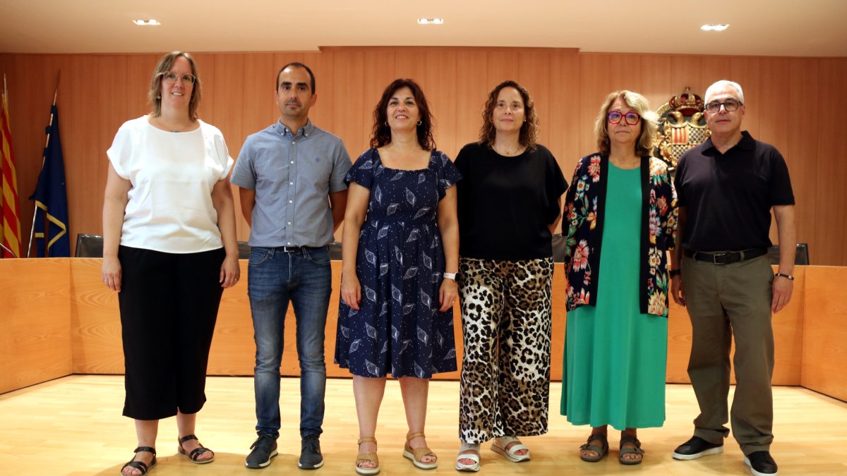 Concejales del equipo de gobierno de Tàrrega.