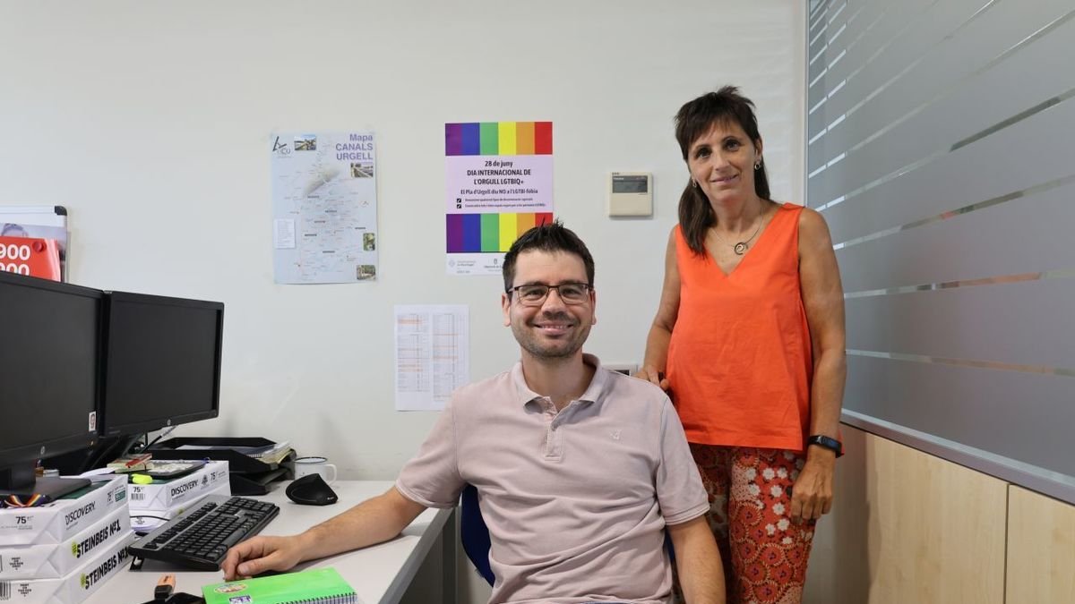 Marc Esteban y Mar Torrent, técnicos que elaborarán este proyecto. - J.G.M