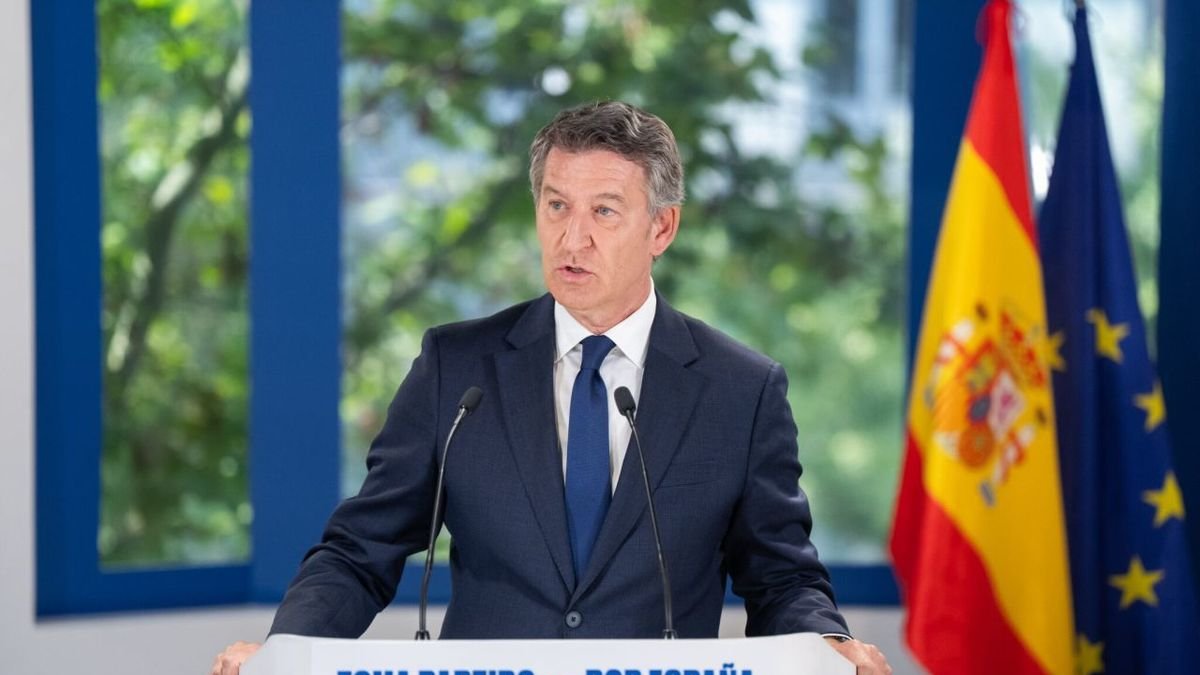 Feijóo va fer balanç del curs polític en l’equador de la legislatura. - PARTIT POPULAR