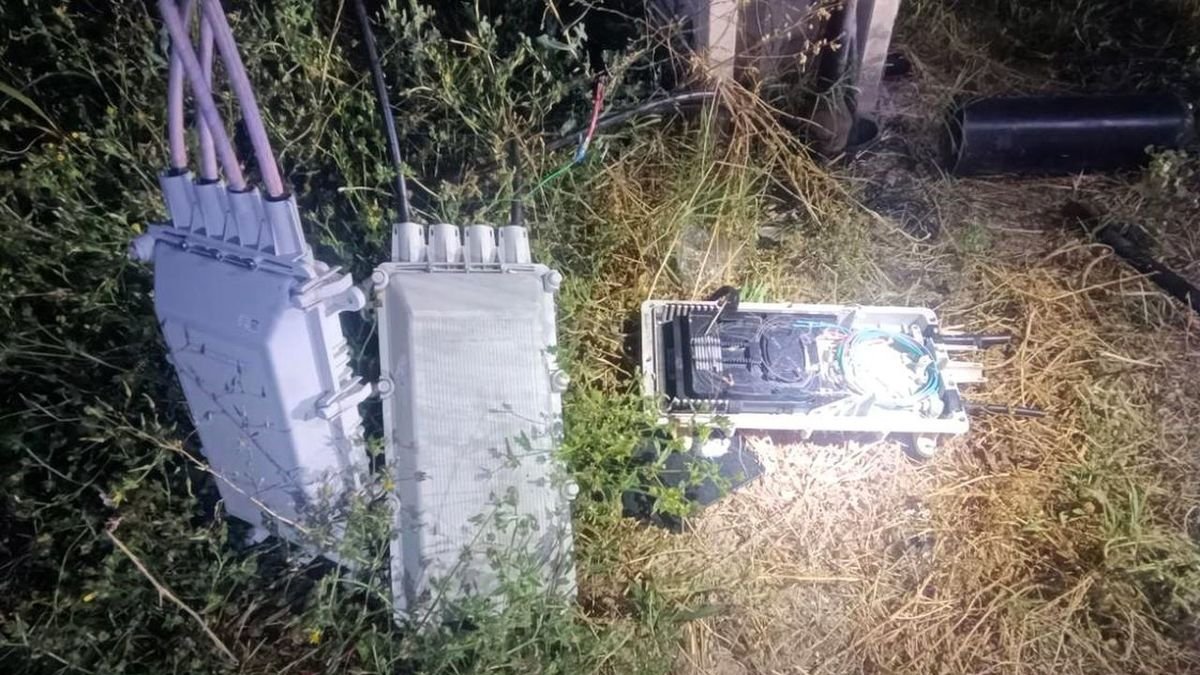 El cable de cobre que pretendían robar los detenidos. - AJUNTAMENT DE MOLLERUSSA