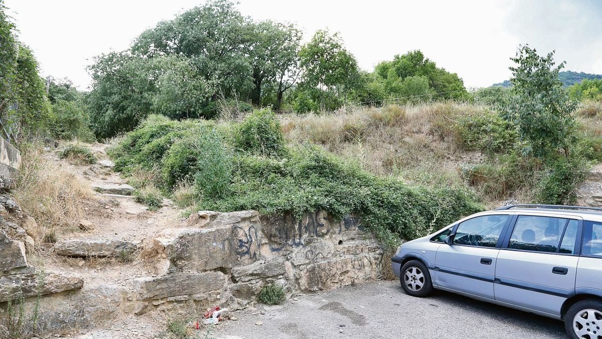 El final de la calle Joaquim Sostres, actualmente un callejón sin salida. - EDGAR ALDANA