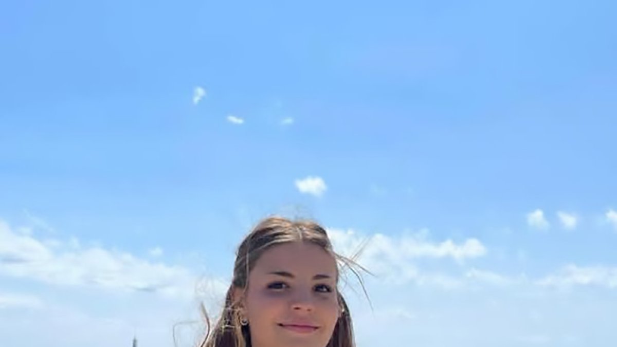 La atleta leridana, con su medalla de bronce.