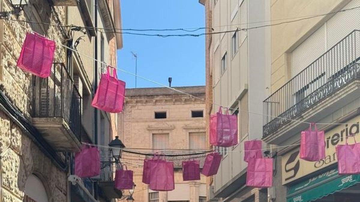 Las paradas llenaron las calles del centro comercial. - MOLLERUSSA COMERCIAL
