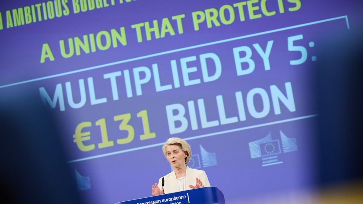 La presidenta de la Comissió Europea, Ursula von der Leyen. - UNIÓ EUROPEA