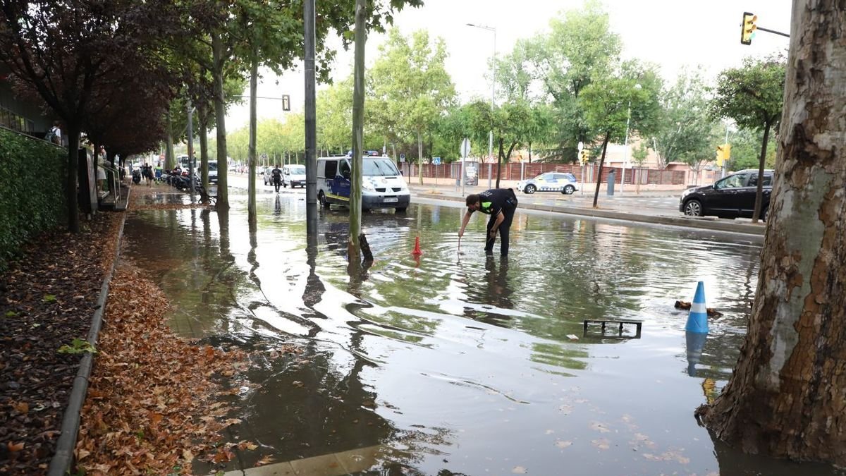 Imagen de archivo. Inundaciones en Rovira Roure, Lleida - MAGDALENA ALTISENT
