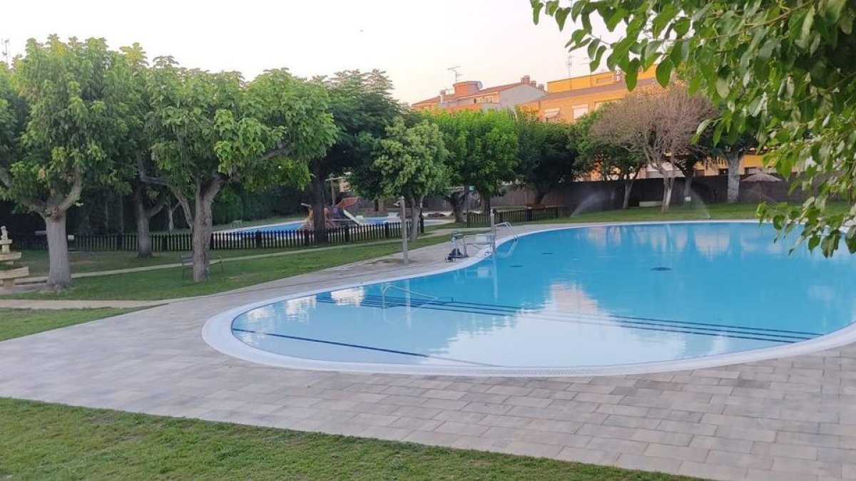 La piscina mitjana d’Almacelles, que va ser tancada dimarts. - AJUNTAMENT D’ALMACELLES